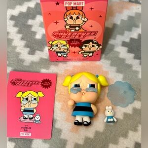 Power Puff Girls Crybaby “Bubbles” POP MART figure 💙💛